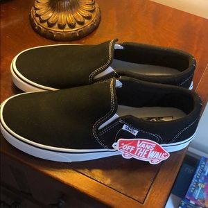 COPY - Vans Black Canvas Slip-on Shoes Me’s Size 9